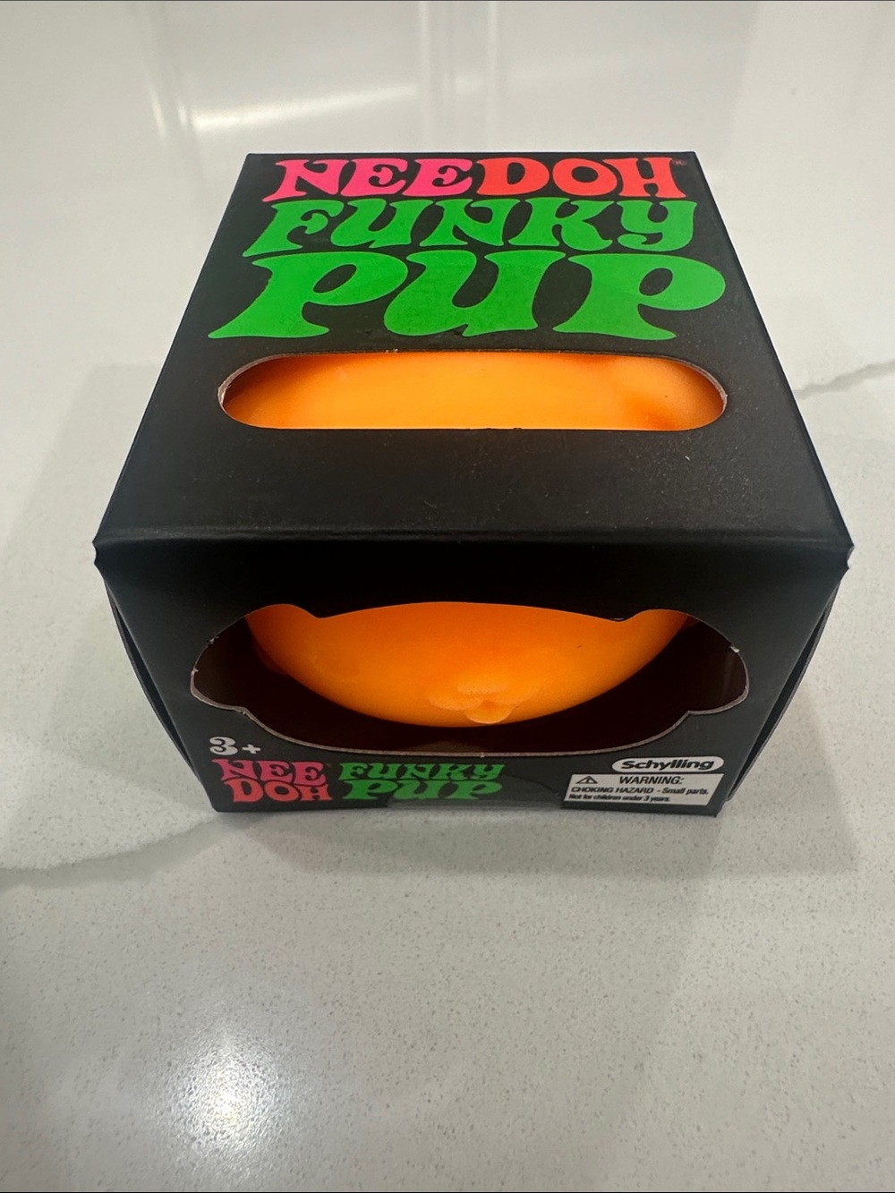 ONE RARE ORANGE NeeDoh Funky Pup Stress Toy -  🔥fast ship